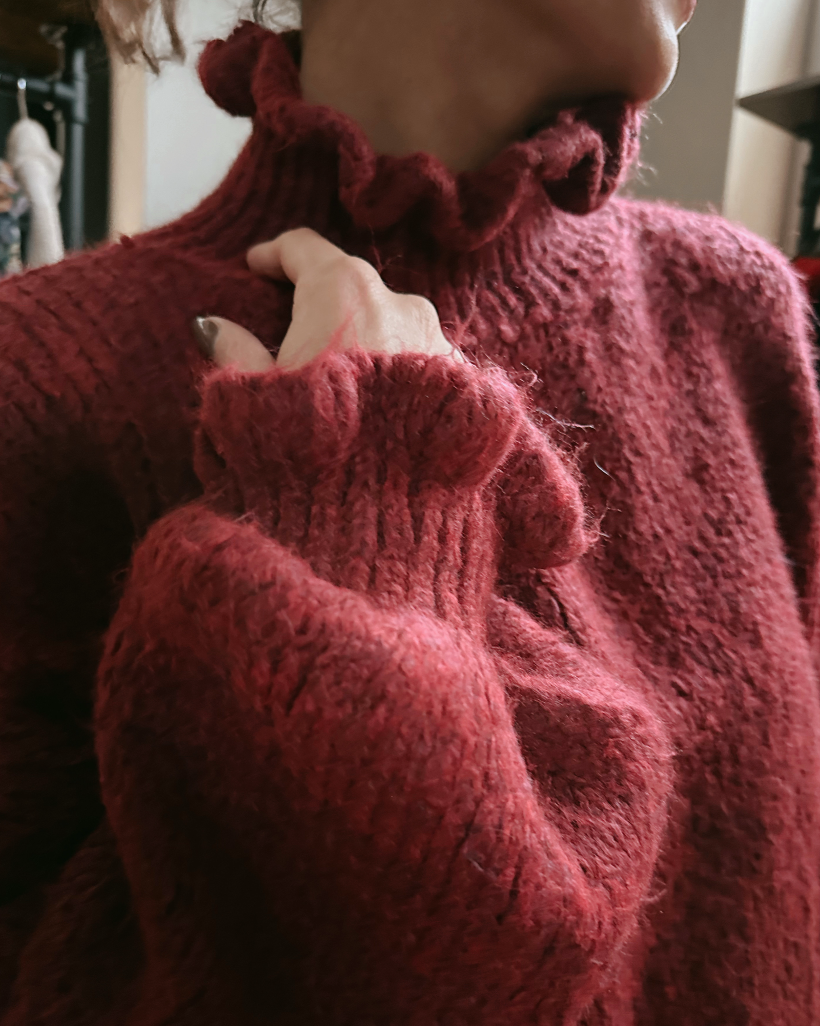 Milena Pullover Bordeaux