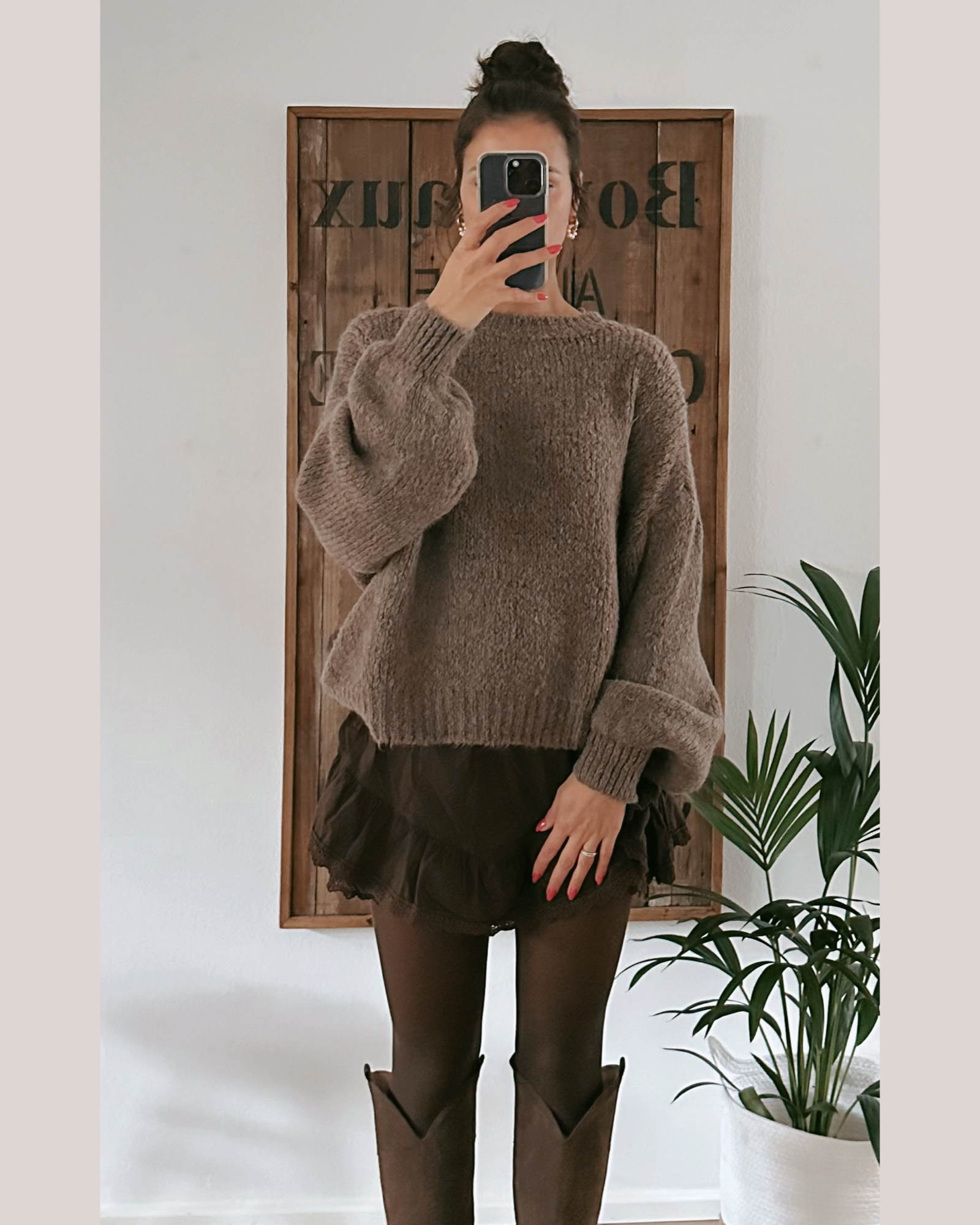 Caro Pullover Marron