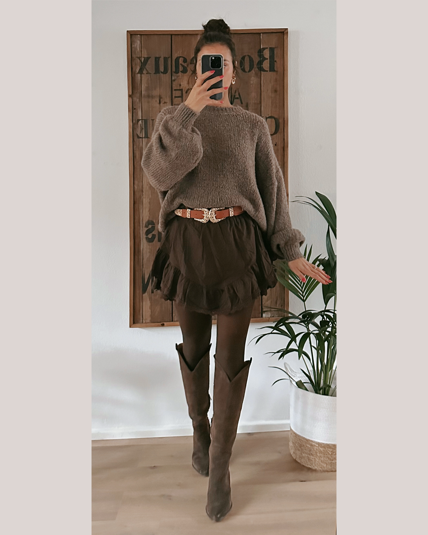 Caro Pullover Marron