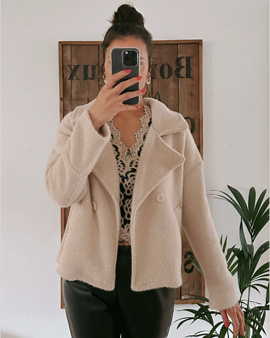 Helena Blazerjacke Beige