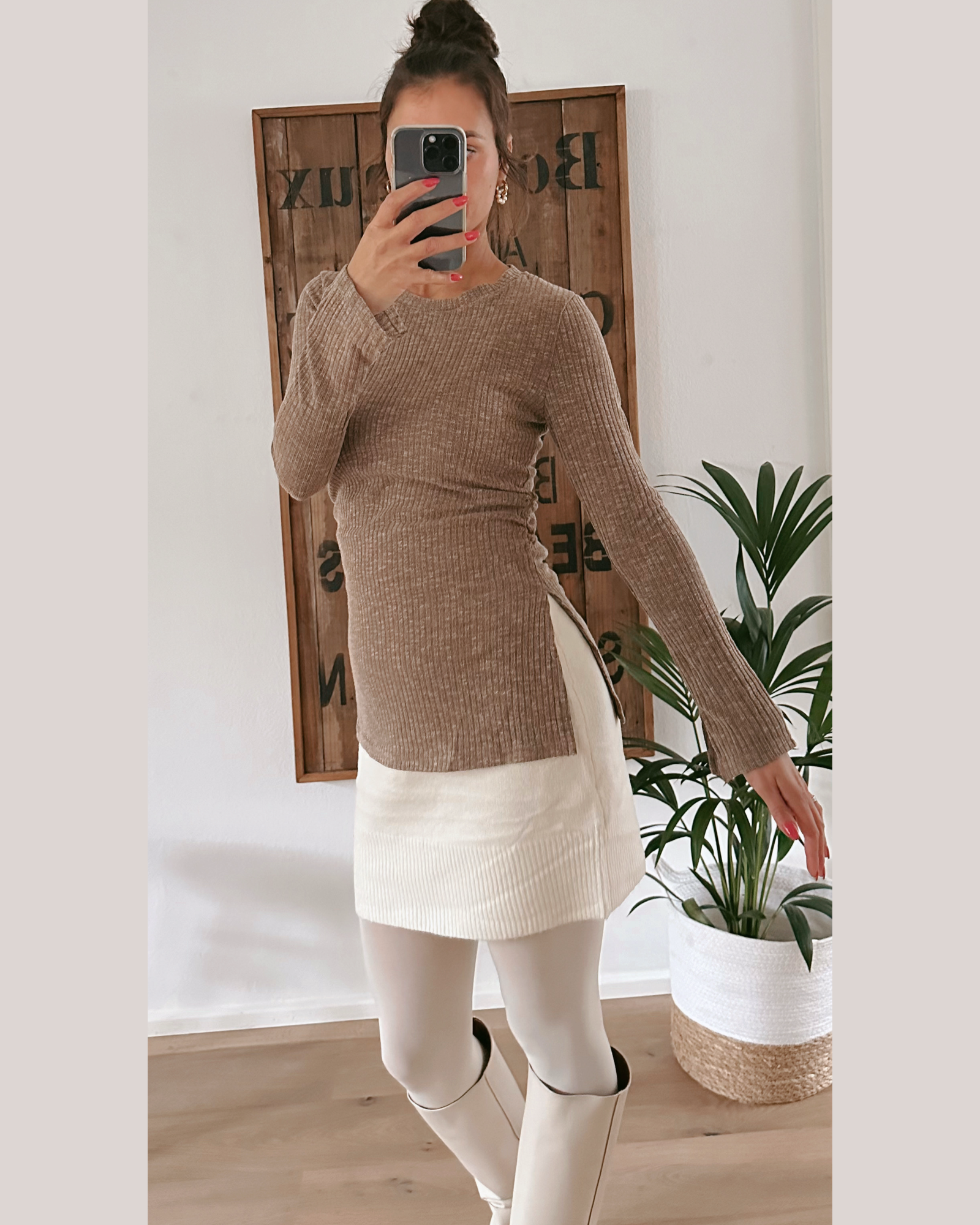 Laura longsleeve Mocca