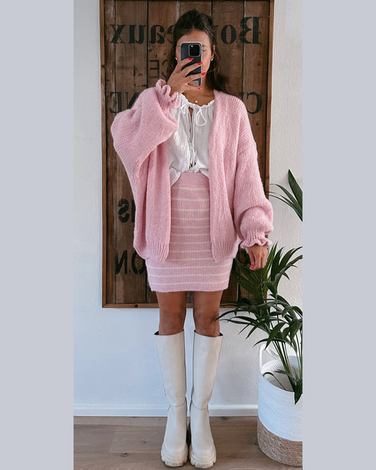 Cori Cardigan Rosé