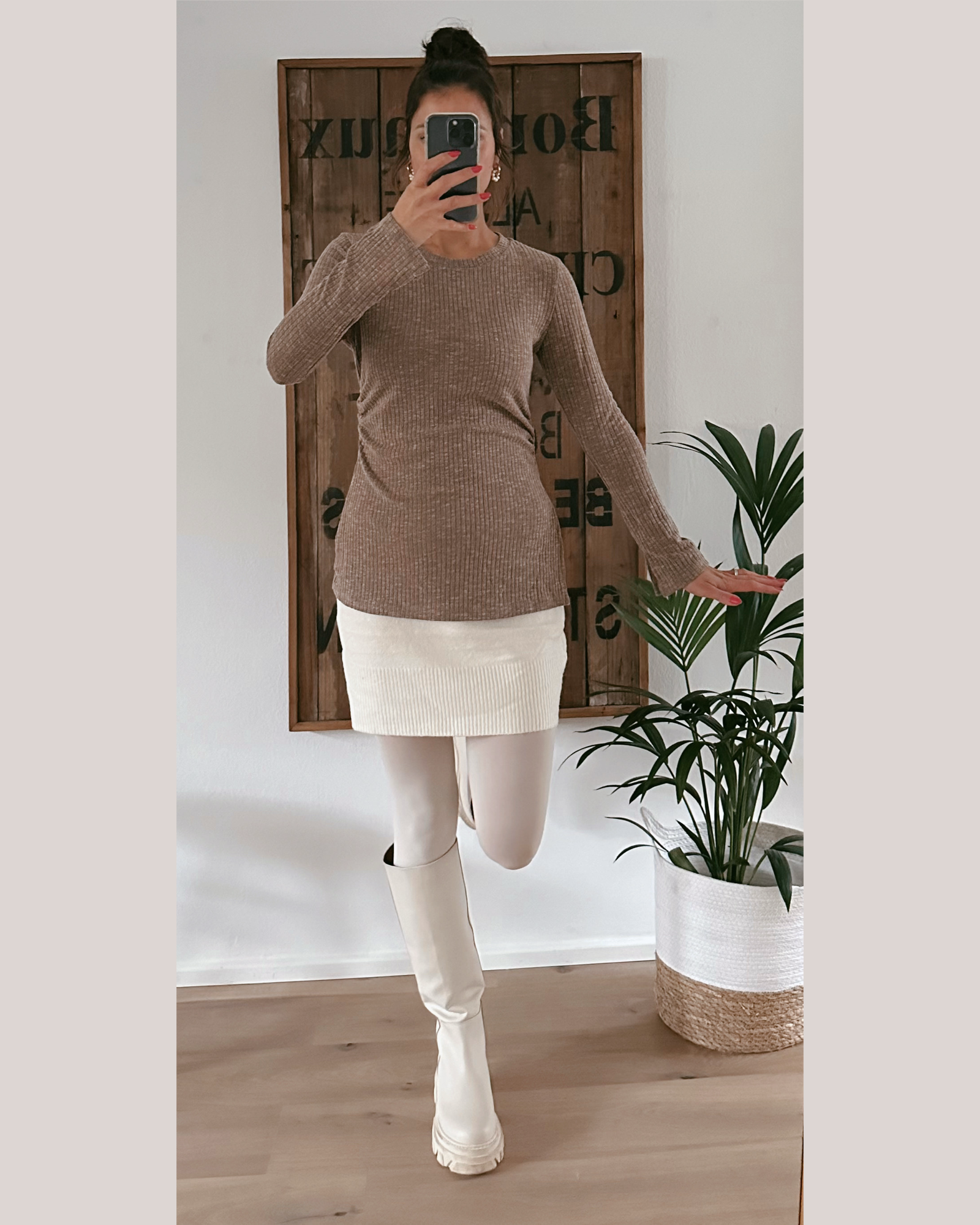 Laura longsleeve Mocca