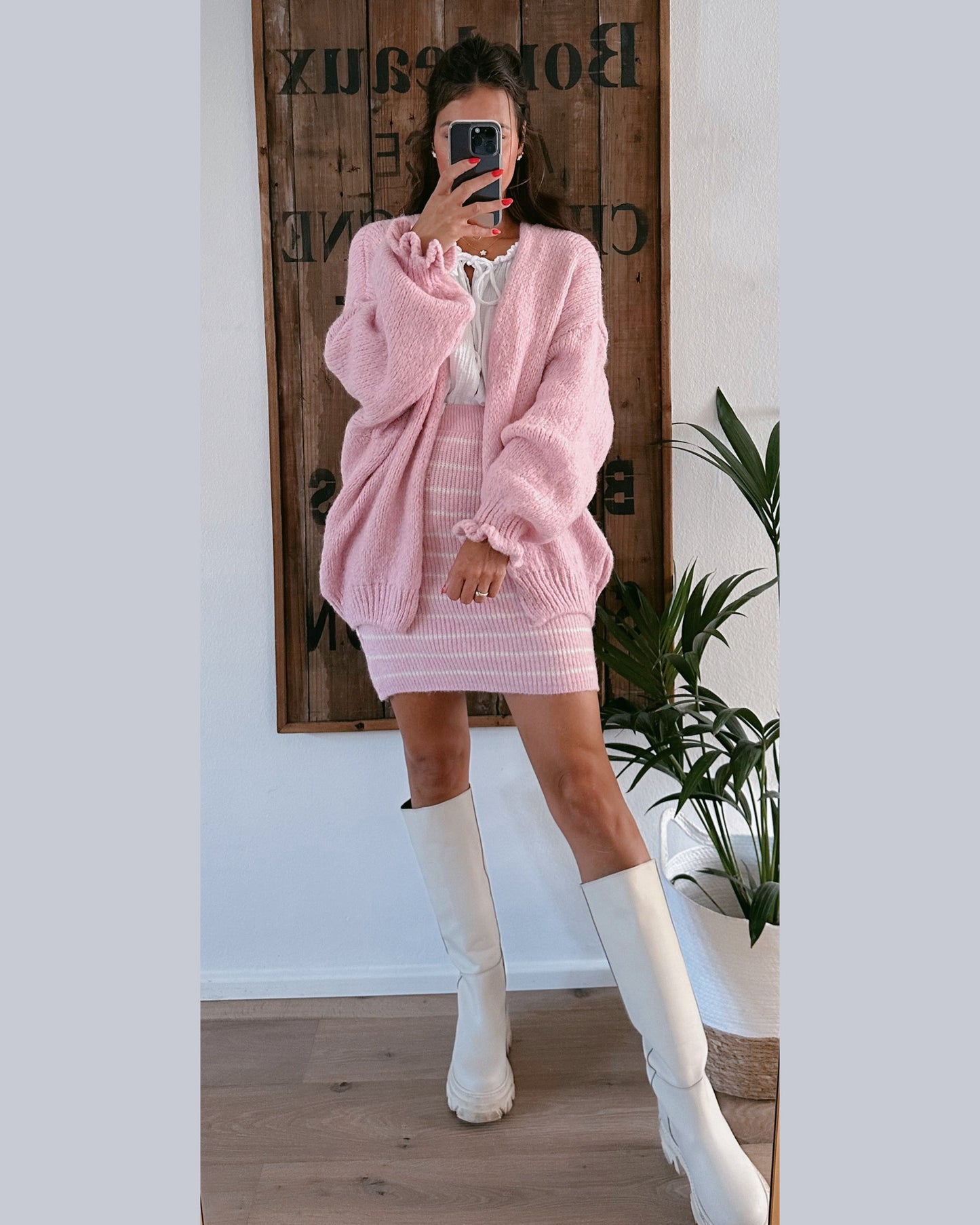 Cori Cardigan Rosé