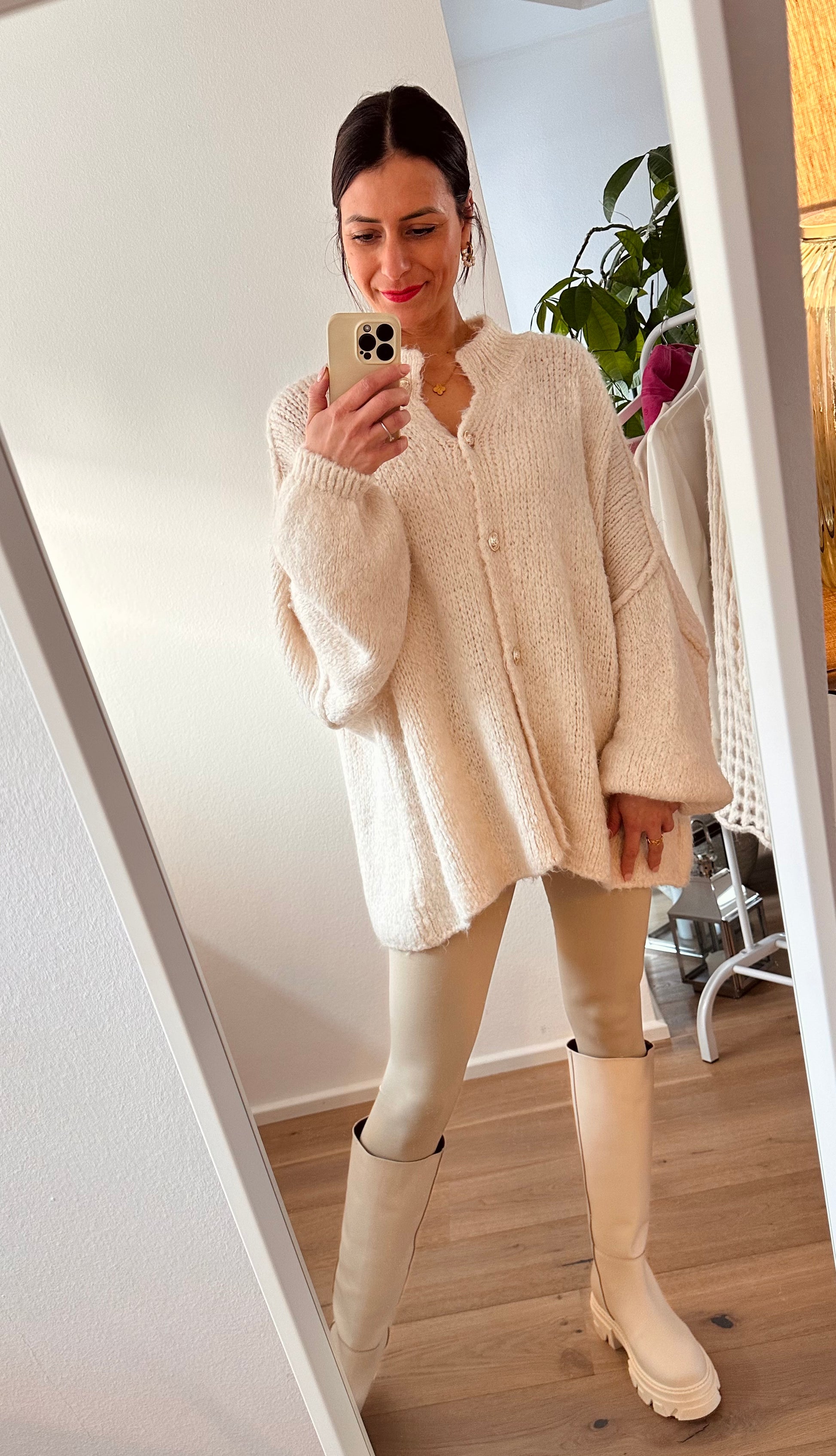 Oversize Cozy Cardigan Vanille 