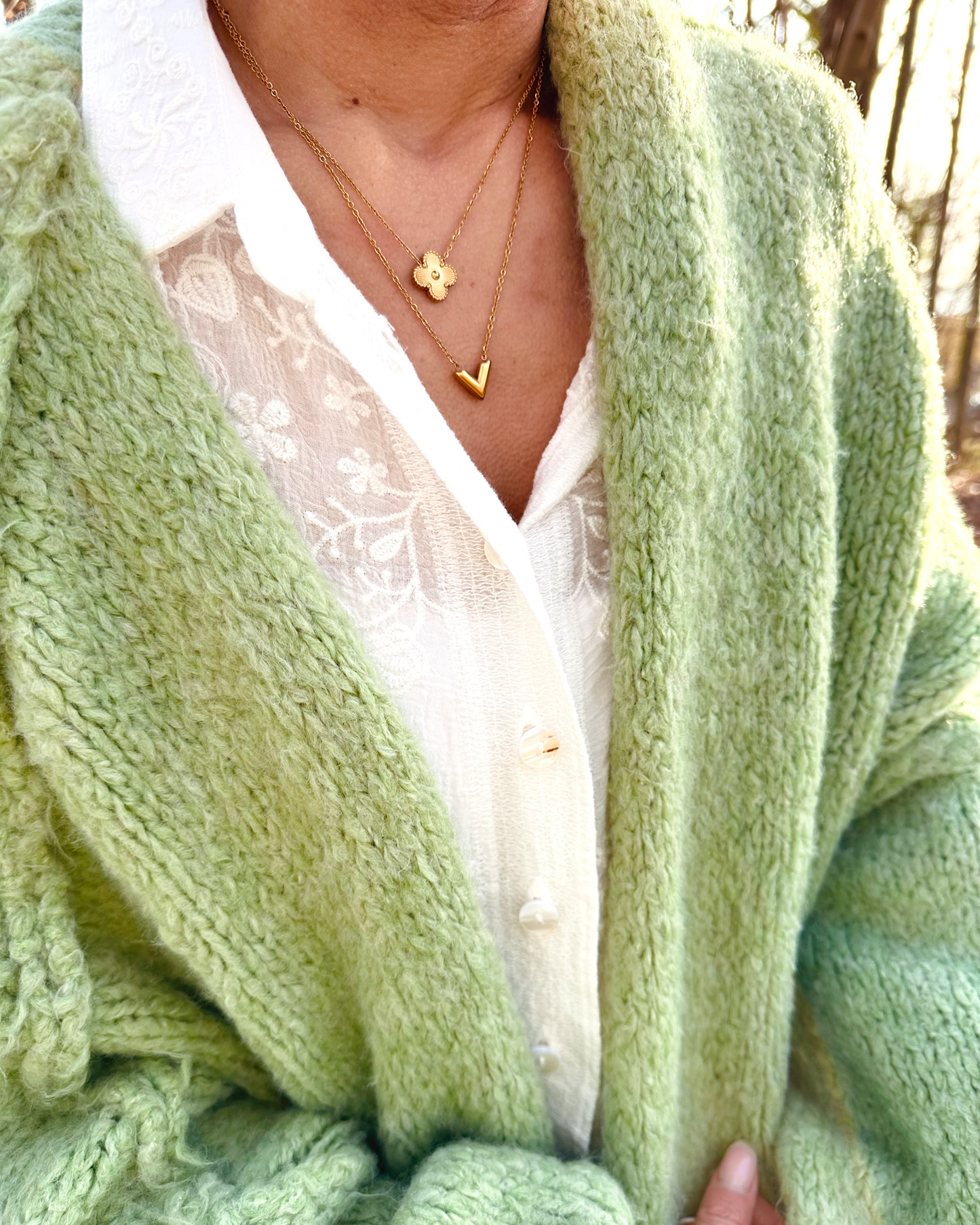 Oversize Flauschi Lemongreen