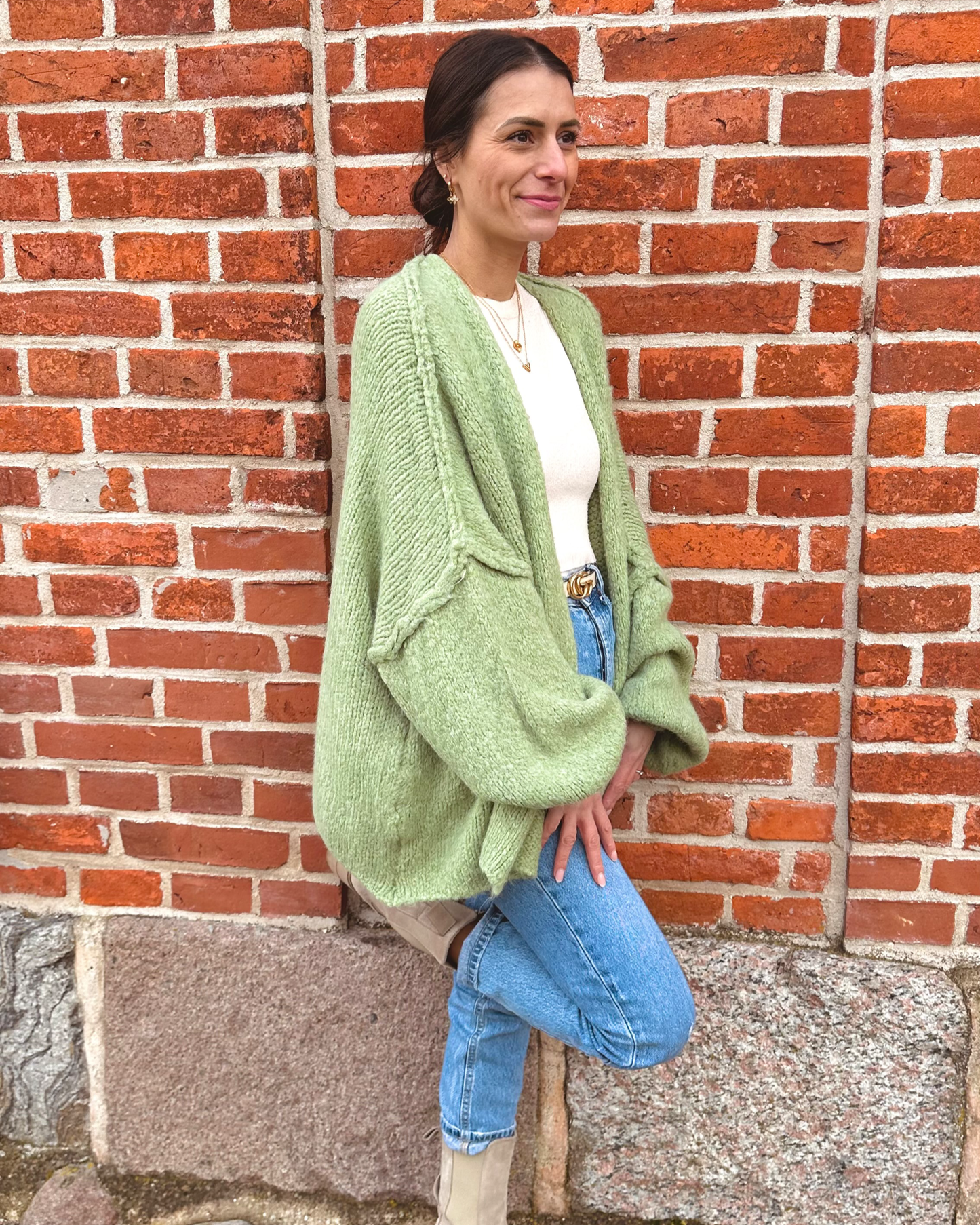 Oversize Flauschi Lemongreen