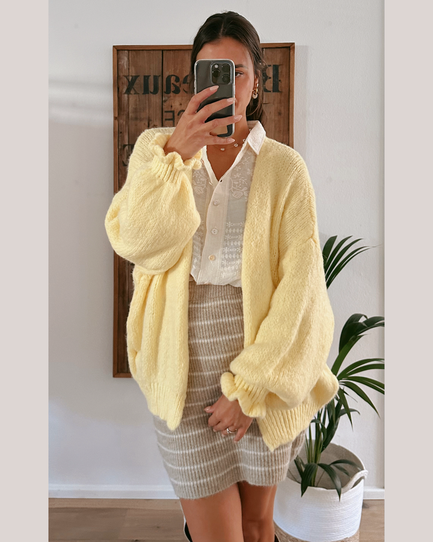 Leonora Cardigan Citrus