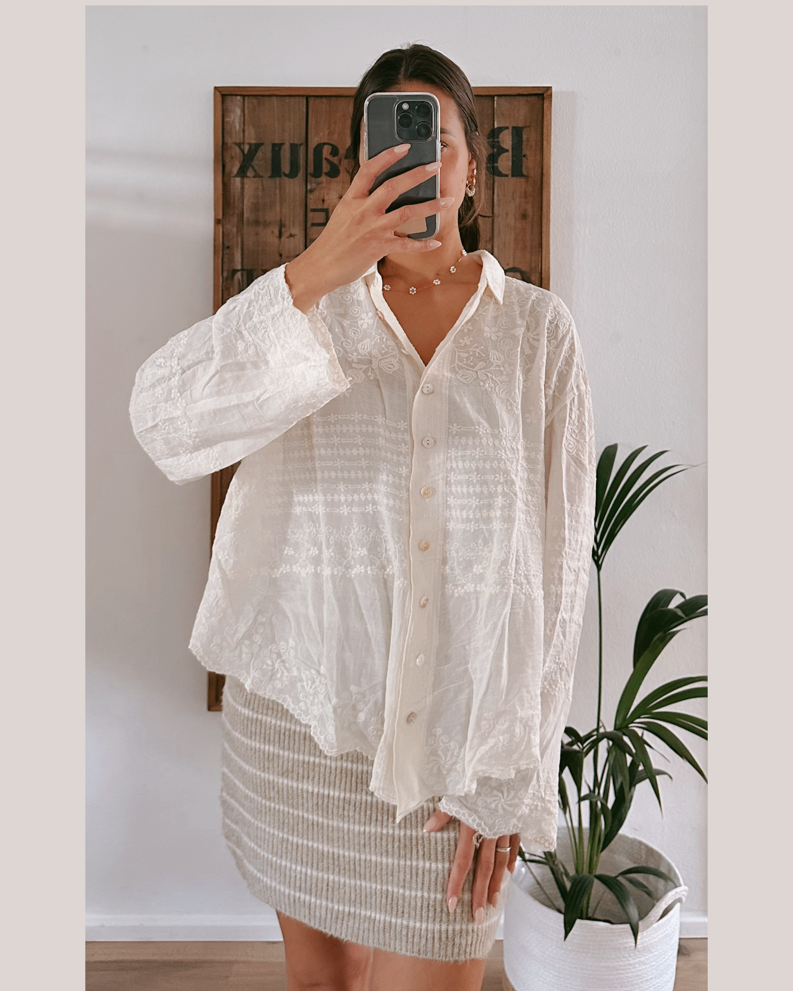 Brise Bluse Creme