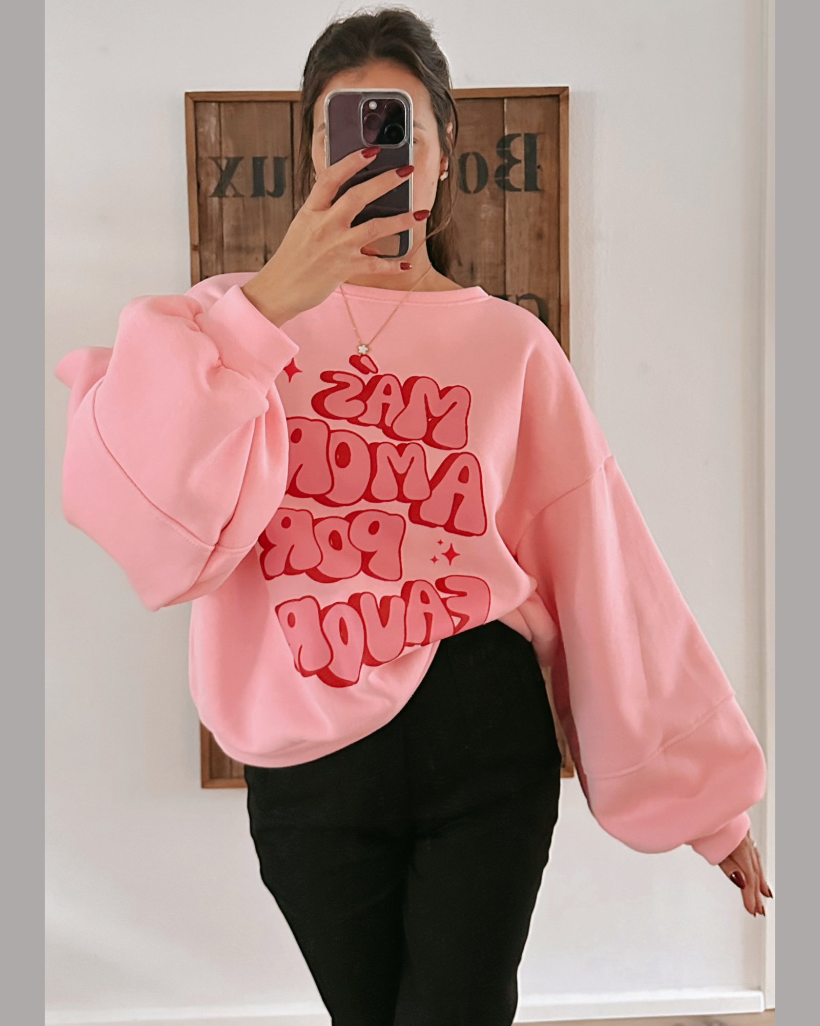 Amore Pullover Pink