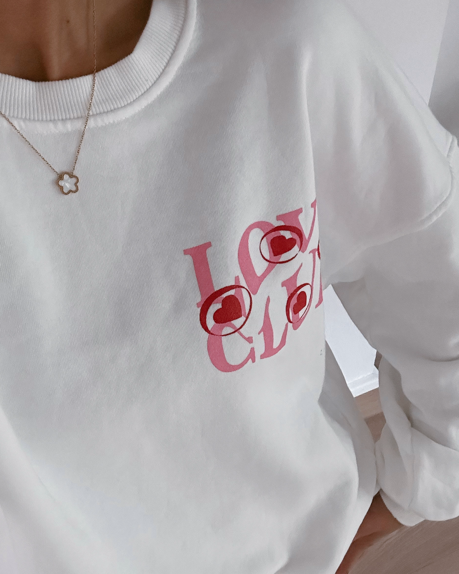 Pullover Loveclub Weiß