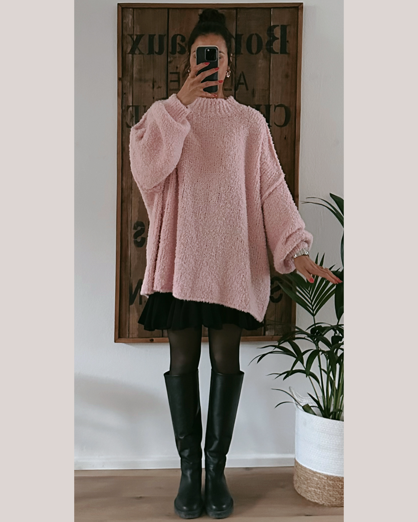 Oversize Cozy Pullover Rosé