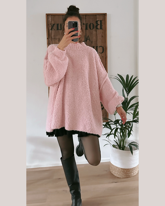 Oversize Cozy Pullover Rosé