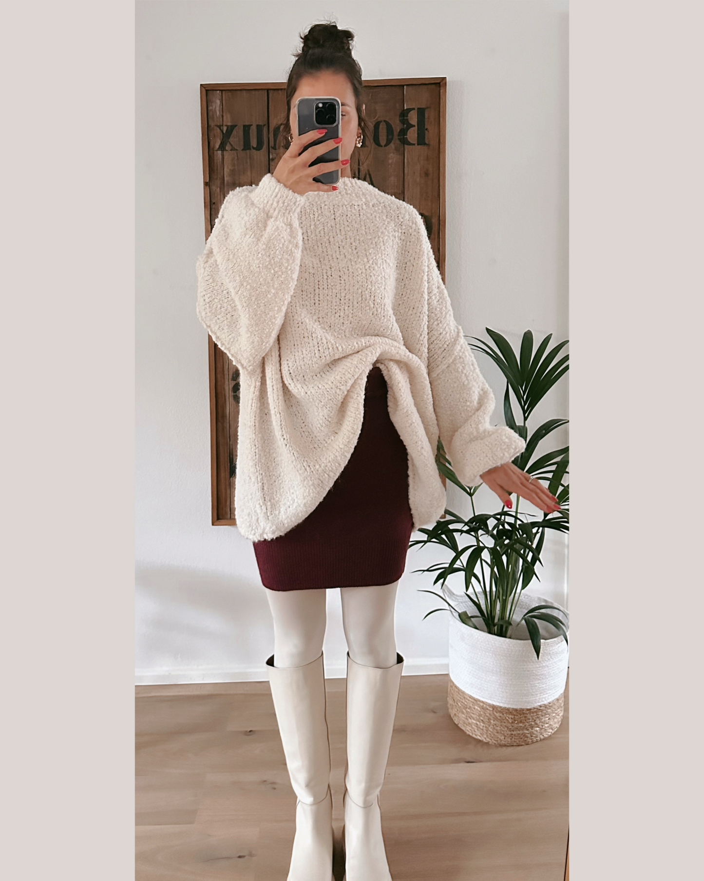 Oversize Cozy Pullover Creme