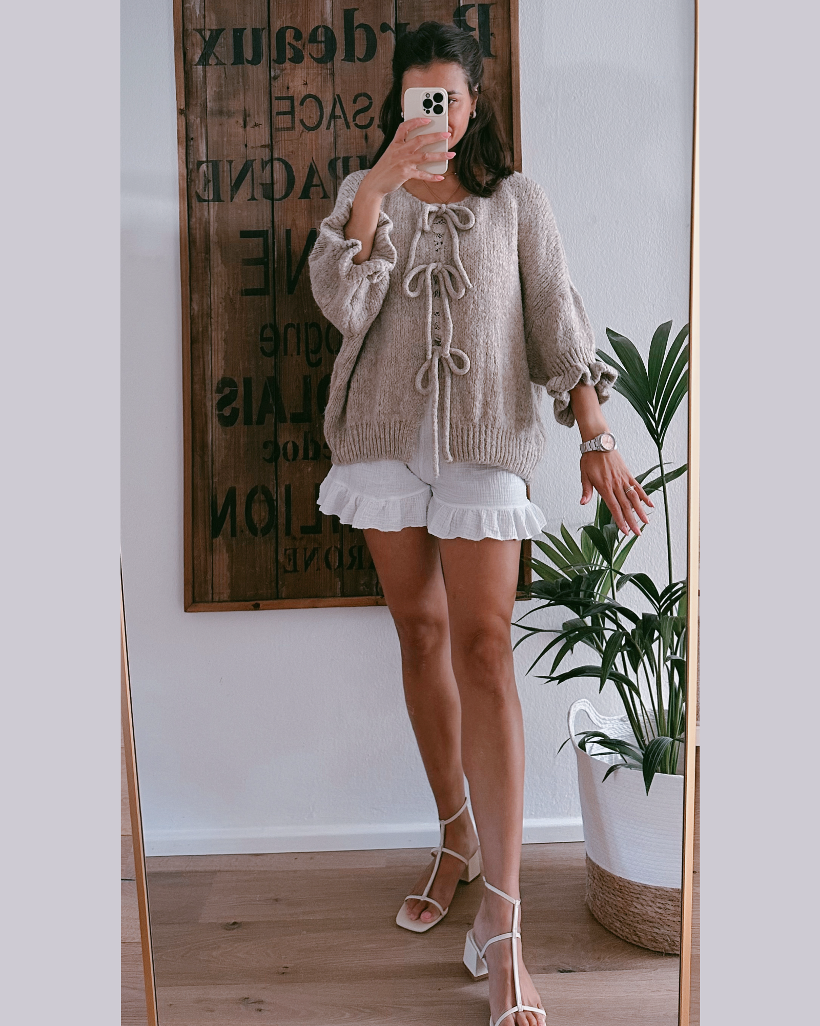 Linda Cardigan Taupe