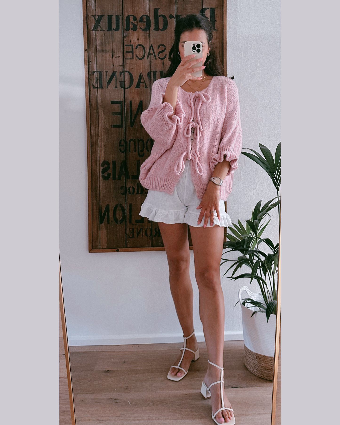 Linda Cardigan Rosé