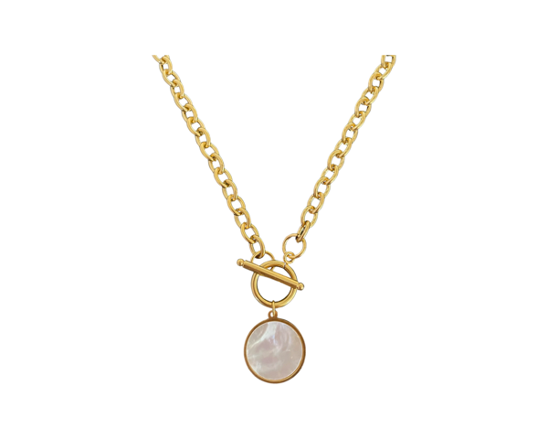 Unsere goldene Opal Halskette von Love Pieces by JD der Onlineshop für hochwertigen Schmuck