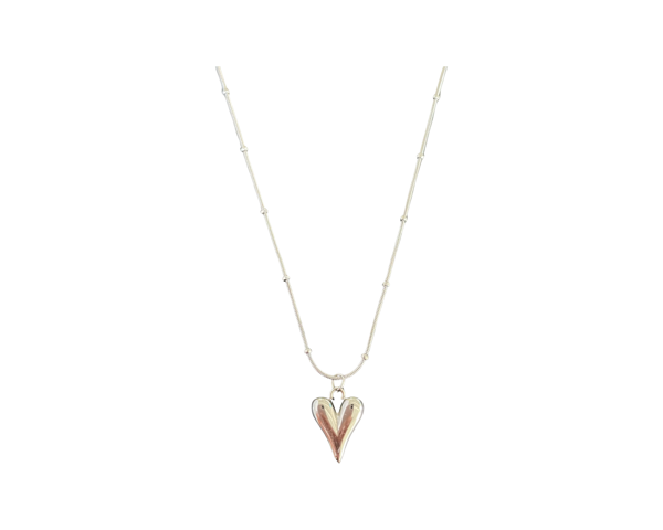 Unsere silberne Heart Halskette von Love Pieces by JD der Onlineshop für hochwertigen Schmuck und Accessoires