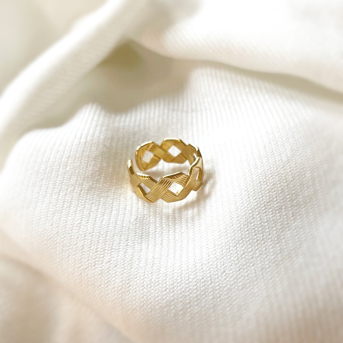 Love Pieces Node Ring gold