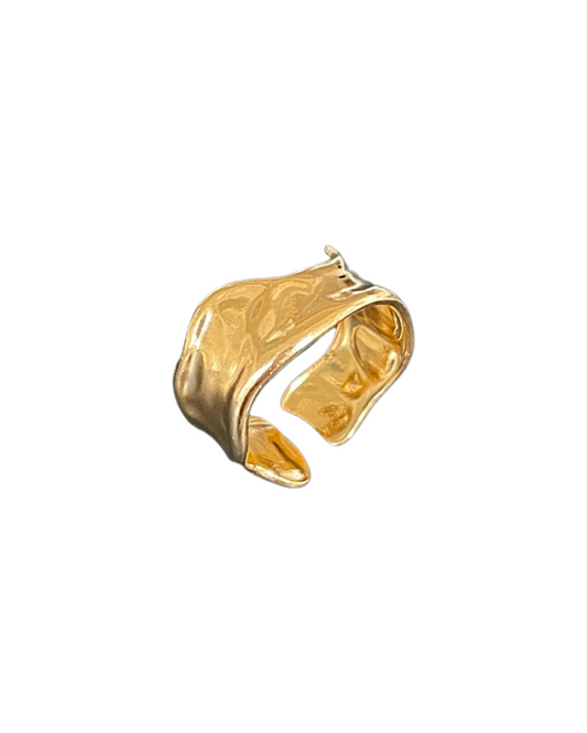 Unser Love Pieces Wave Ring in Gold.