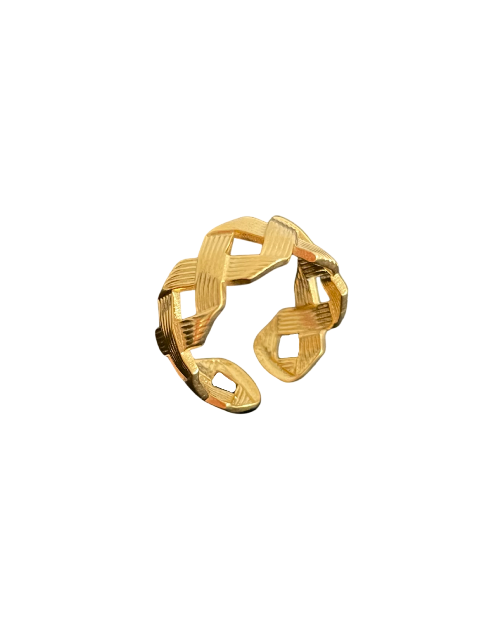 Der Love Pieces Node Ring in gold