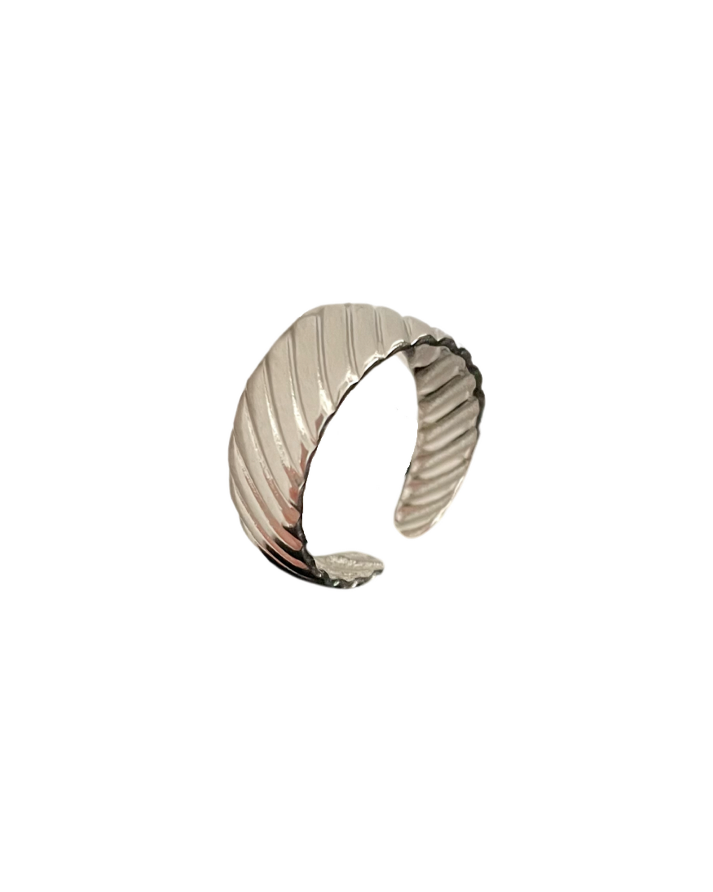 Unser Love Pieces Stripe Ring in silber