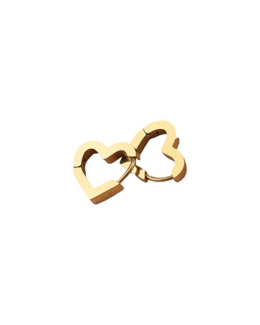 Unsere Love Pieces Simple Heart Ohrringe