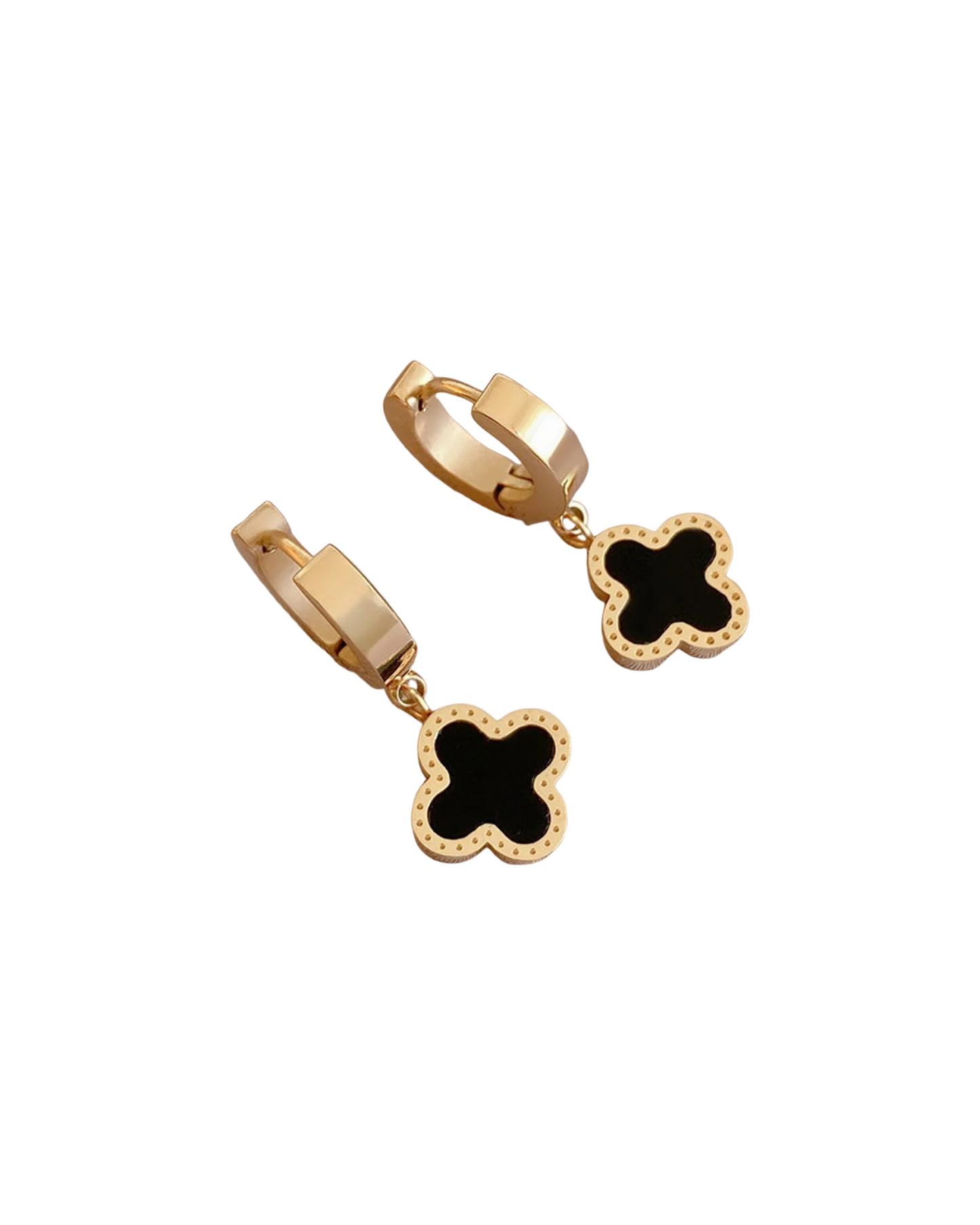 Unsere gold-schwarz Josieslove Ohrringe von Love Pieces by JD der Onlineshop für hochwertigen Schmuck und Accessoires